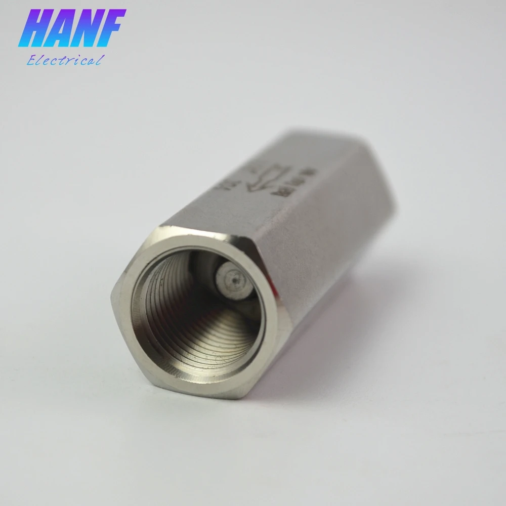 1pcs In Line Check Valve 1/4" Female Thread Stainless Steel 304 One-way Full Port Non-return
1pcs In Line Check Valve 1/4" Female Thread Stainless Steel 304 One-way Full Port Non-return