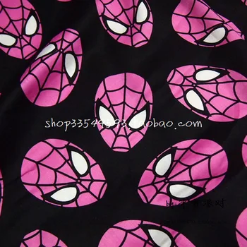 140*40cm1pc Face Print Fabric 100% Cotton Fabric Fine Satin Purple Spider-Man's face. Print Fabric Sewing Material DIY Clothing
140*40cm1pc Face Print Fabric 100% Cotton Fabric Fine Satin Purple Spider-Man's face. Print Fabric Sewing Material DIY Clothing