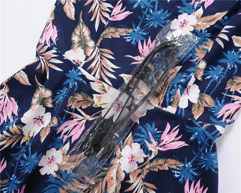 Kostlish Floral Print Summer Dress Women Sleeveless 50s Tunic Vintage Dress With Belt 2017 Elegant Swing Party Dresses Sundress (36)