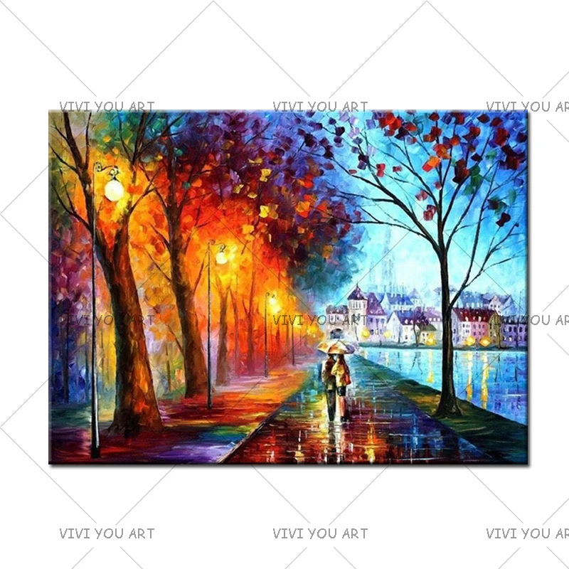 100% Handpainted Leonid City Couple Umbrella Oil Painting Unique Gift On Canvas Home Decor Wall Pictures For Living Room
100% Handpainted Leonid City Couple Umbrella Oil Painting Unique Gift On Canvas Home Decor Wall Pictures For Living Room