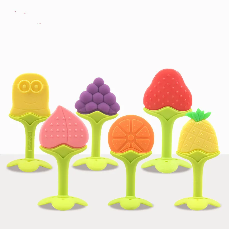 Baby Teether Food Grade Silicone Teether Fruit Shape Baby Teething Silicone Teething Toys Infant Chew Tooth Toys Accessories Y
Baby Teether Food Grade Silicone Teether Fruit Shape Baby Teething Silicone Teething Toys Infant Chew Tooth Toys Accessories Y