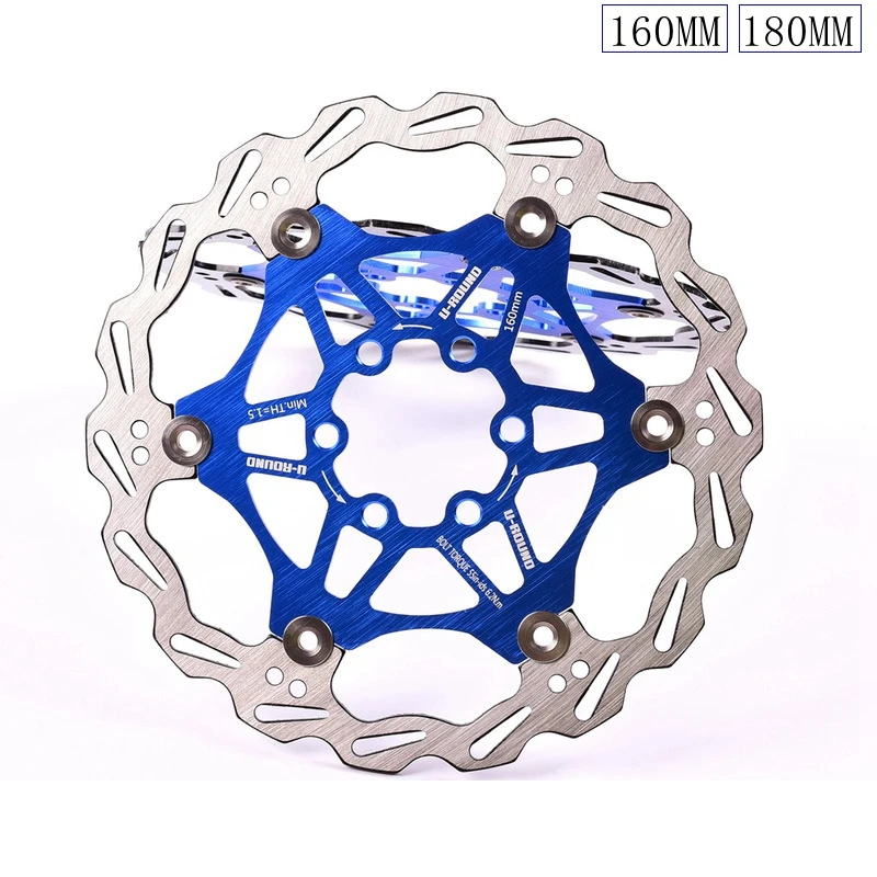 Bicycle Hydraulic Brake Dics Pads For MTB DH Moutain Bike Brake Float Floating Disc Rotors 160MM /180mm Bicycle Parts
Bicycle Hydraulic Brake Dics Pads For MTB DH Moutain Bike Brake Float Floating Disc Rotors 160MM /180mm Bicycle Parts