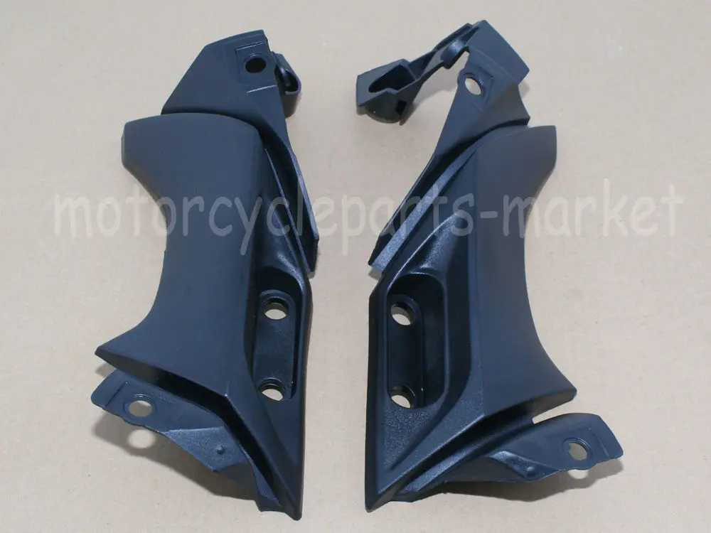 

1 Pair Motorcycle Black Side Frame Mid Cover Panel Fairing Cowl For Yamaha YZF R1 YZFR1 YZF-R1 2004 2005 2006