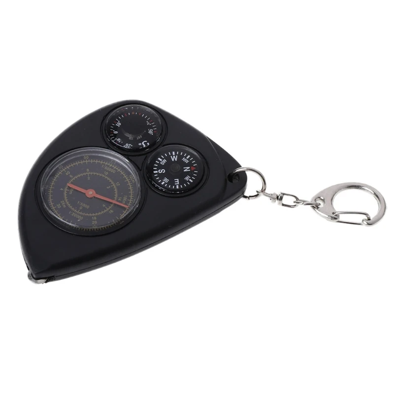 Keychain Compass Portable Outdoor Multifunction Odometer Rangefinder Compass Thermometer Outdoor Camping Survival Compass
Keychain Compass Portable Outdoor Multifunction Odometer Rangefinder Compass Thermometer Outdoor Camping Survival Compass