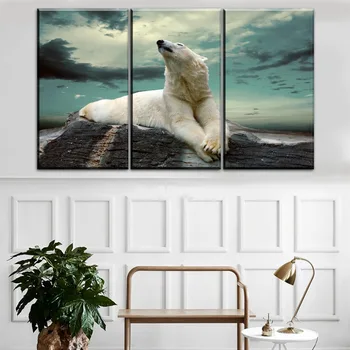 Canvas Wall Art Pictures Home Decorative Living Room Animal White Polar Bear Paintings HD Prints Posters
Canvas Wall Art Pictures Home Decorative Living Room Animal White Polar Bear Paintings HD Prints Posters