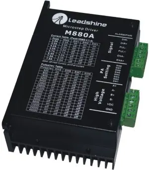 New Leadshine MA880 2-phase microstepping Drive work parameter 80 VDC 1.8A to 7.8A for Associated products 86HS45/86HS85
New Leadshine MA880 2-phase microstepping Drive work parameter 80 VDC 1.8A to 7.8A for Associated products 86HS45/86HS85