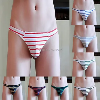 Men's G-Strings & Thongs Sexy Underwear Low Waist Striped Tanga U Convex Design Male Underwear
Men's G-Strings & Thongs Sexy Underwear Low Waist Striped Tanga U Convex Design Male Underwear