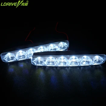 2PC/lot 12V Universal car 6 LED Daytime Running Light DRL Fog lights for toyota hyundai honda chevrolet Audi kia buick white
2PC/lot 12V Universal car 6 LED Daytime Running Light DRL Fog lights for toyota hyundai honda chevrolet Audi kia buick white