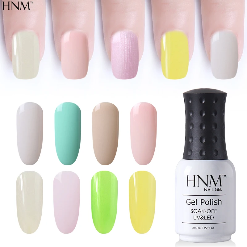 HNM 8ML Pure Color Gel Varnish Soak-Off UV Gel Nail Polish Light Color Primer Nail Lacquer Long-lasting Nail Art Vernis GelLak
HNM 8ML Pure Color Gel Varnish Soak-Off UV Gel Nail Polish Light Color Primer Nail Lacquer Long-lasting Nail Art Vernis GelLak