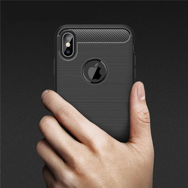 Fashion Business Carbon Fiber soft Phone Case For iphones XS Anti-drop Cover Silicon For iPhone x s XS MAX XR Capa back cover
Fashion Business Carbon Fiber soft Phone Case For iphones XS Anti-drop Cover Silicon For iPhone x s XS MAX XR Capa back cover