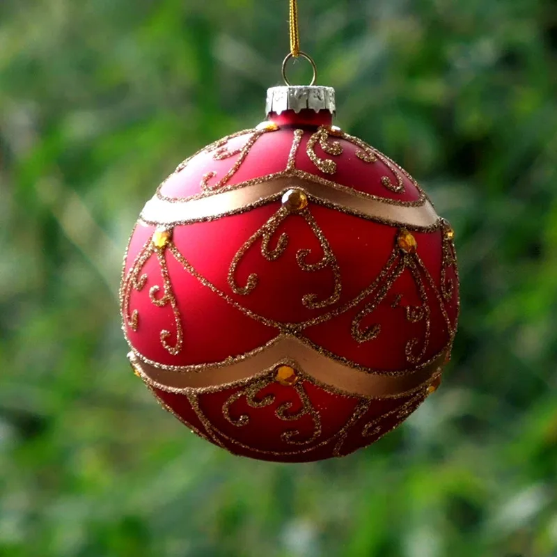 16pcs/pack Diameter=8cm Hand Painting Red Series Christmas Glass Globe Lamp Blown Glass Globe Glass Ball Decoration
16pcs/pack Diameter=8cm Hand Painting Red Series Christmas Glass Globe Lamp Blown Glass Globe Glass Ball Decoration