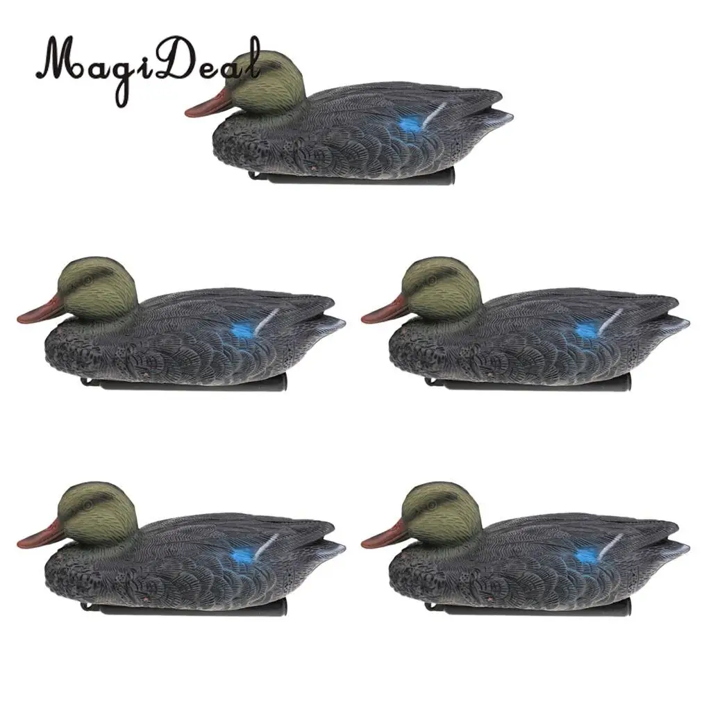 MagiDeal 5 Pieces Lifelike Floating Mallard Duck Decoy Hunting Decoys Garden Yard Lawn Decor
MagiDeal 5 Pieces Lifelike Floating Mallard Duck Decoy Hunting Decoys Garden Yard Lawn Decor