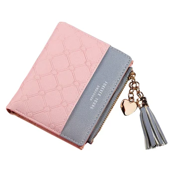 New Tassel Zipper Purse Woman's Wallet Double Color Leather Wallets for Euro Card Holder Money Bag for Girls Women Wallet
New Tassel Zipper Purse Woman's Wallet Double Color Leather Wallets for Euro Card Holder Money Bag for Girls Women Wallet
