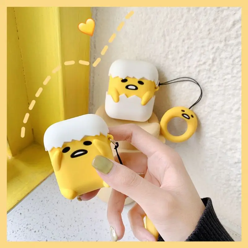 Cute Eggshell Chicken Pattern Soft Silicone Protective Cover Shockproof Case Skin with Lanyard for Airpods 1/2 Charging Box
Cute Eggshell Chicken Pattern Soft Silicone Protective Cover Shockproof Case Skin with Lanyard for Airpods 1/2 Charging Box
