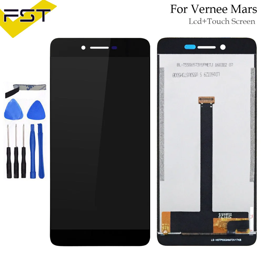 Black For Vernee Mars LCD Display and Touch Screen Digitizer Assembly Repair Parts For Vernee Mars Phone Accessory+Tools
Black For Vernee Mars LCD Display and Touch Screen Digitizer Assembly Repair Parts For Vernee Mars Phone Accessory+Tools