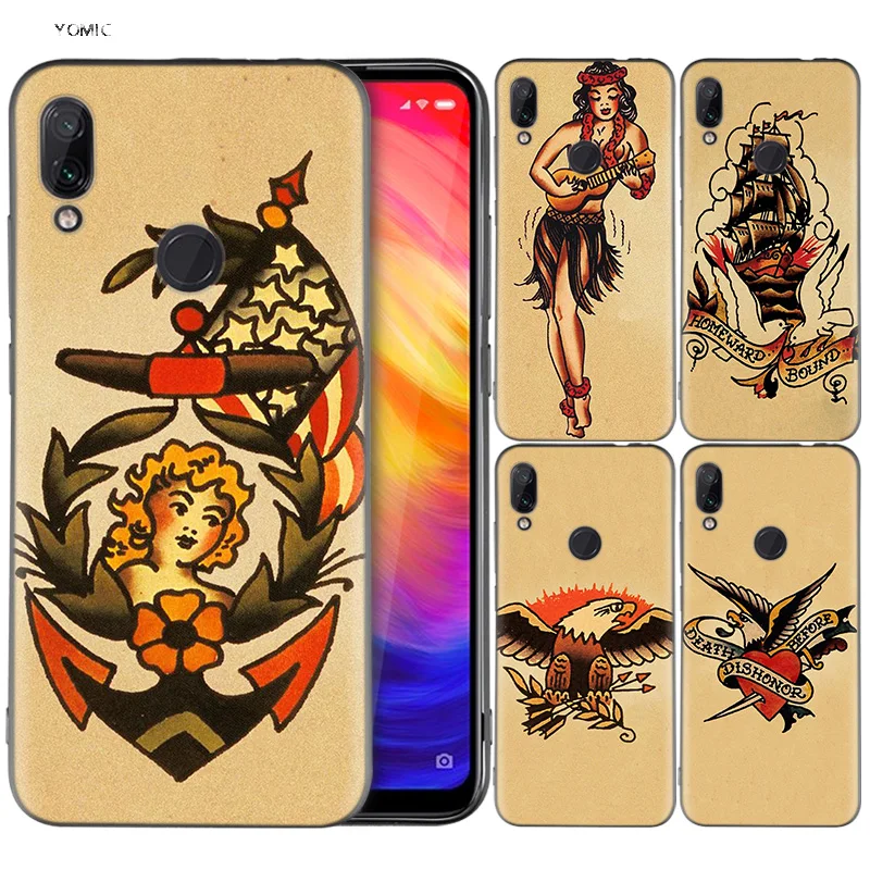 Silicone Coque Case for Xiaomi Redmi Note 7 6 5 Pro Mi A1 A2 8 Lite 9 GO Poco F1 S2 4 4X Plus Sailor Jerry Tattoo
Silicone Coque Case for Xiaomi Redmi Note 7 6 5 Pro Mi A1 A2 8 Lite 9 GO Poco F1 S2 4 4X Plus Sailor Jerry Tattoo