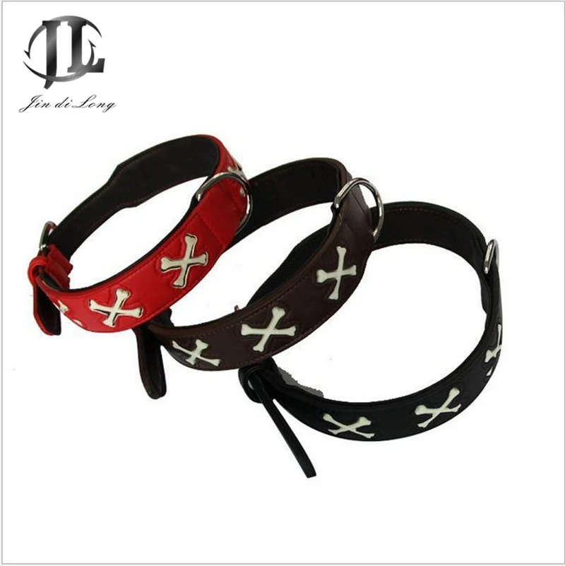 Low Price Adjustable Fluorescence Cross Pet Collar Bone & Good Quality Leather Dog Collar Mediums / Large Dog Collars Luminous
Low Price Adjustable Fluorescence Cross Pet Collar Bone & Good Quality Leather Dog Collar Mediums / Large Dog Collars Luminous