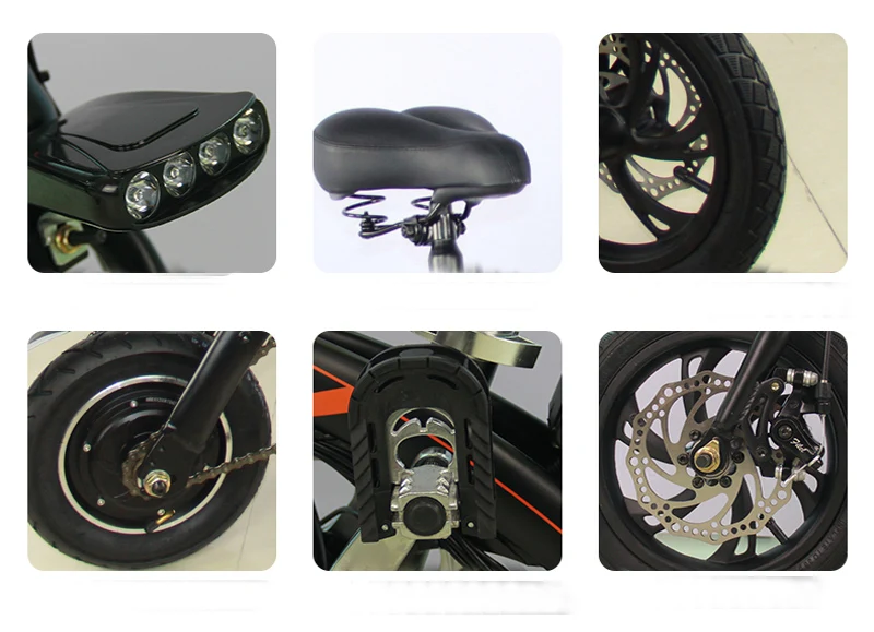 Perfect Electric Bicycle Factory Outlets Fashion Motorcycles Adult Mini Folding Lithium Battery Car 12