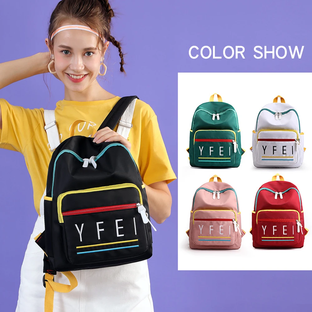 Waterproof backpack women Fashion Embroidery Nylon School Bag Book Travel Backpacks Female Bag for Teenage Girl Mochila feminina
Waterproof backpack women Fashion Embroidery Nylon School Bag Book Travel Backpacks Female Bag for Teenage Girl Mochila feminina