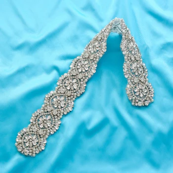 Accessories Crystal Bridal Wedding Dresses Beaded Applique Wide Garment DIY Handmade Gold Silver Pearl Rhinestone S144
Accessories Crystal Bridal Wedding Dresses Beaded Applique Wide Garment DIY Handmade Gold Silver Pearl Rhinestone S144