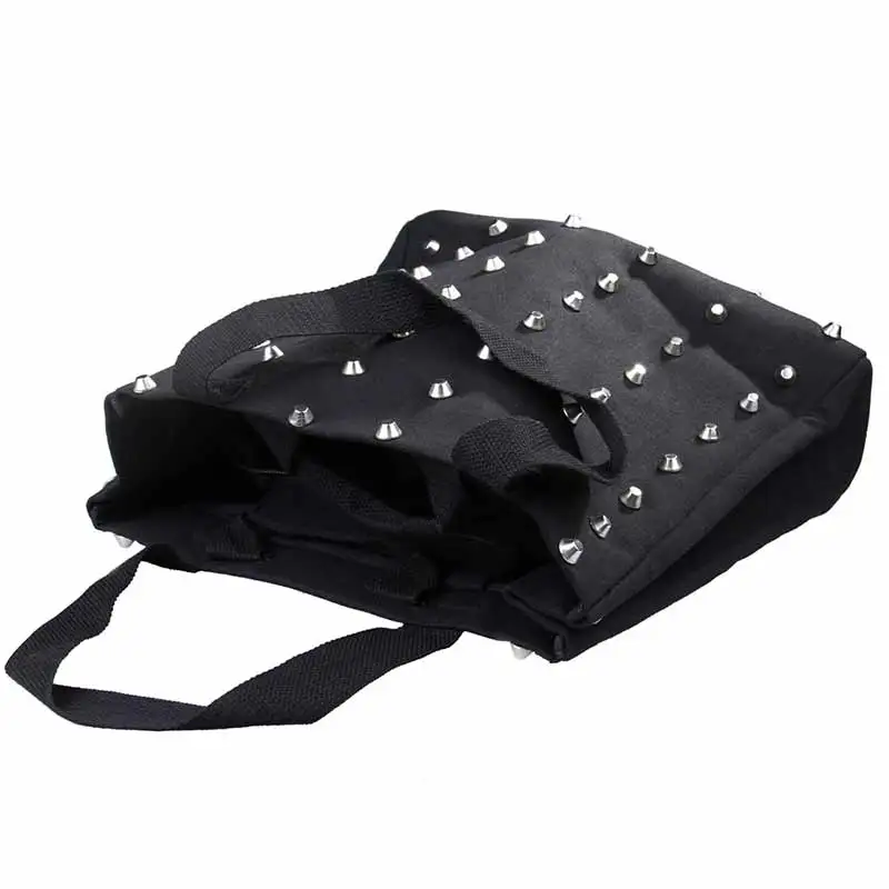 New Arrival Fashion Women Punk Style Rivets Canvas Handbag Tote Single Shoulder Bag Outdoor Bags
New Arrival Fashion Women Punk Style Rivets Canvas Handbag Tote Single Shoulder Bag Outdoor Bags