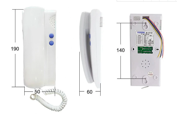 Система домашней безопасности xinslu прямое нажатие аудио домофон внутренний блок 4