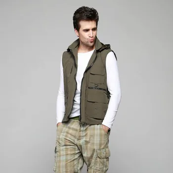 Men Vest Clothing Quick Drying Mesh Vest Hooded Fashion Style Casual Waistcoat Working Sleeveless Jacket Brand Coat Hooded Vest
Men Vest Clothing Quick Drying Mesh Vest Hooded Fashion Style Casual Waistcoat Working Sleeveless Jacket Brand Coat Hooded Vest