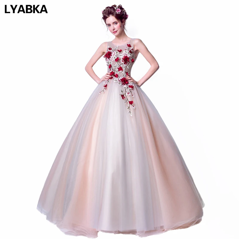 New Fashion Evening Dress Robe De Soiree 2019 New Arrival Scoop Neck Tulle With Flowers Evening Dresses Cheap Party Real Photo
New Fashion Evening Dress Robe De Soiree 2019 New Arrival Scoop Neck Tulle With Flowers Evening Dresses Cheap Party Real Photo