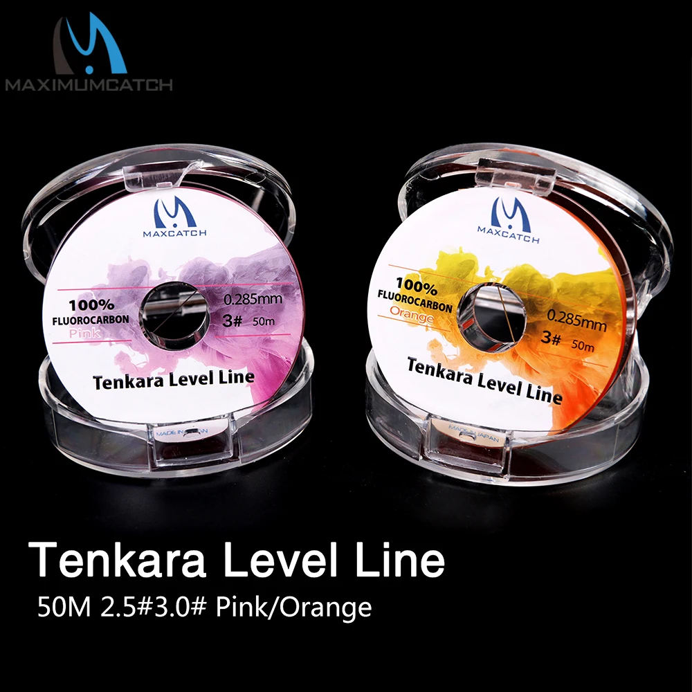 Maximumcatch Tenkara Level Line 50M 2.5#/3.0# Fluorocarbon Tenkara Fly Fishing Line Pink/Orange
Maximumcatch Tenkara Level Line 50M 2.5#/3.0# Fluorocarbon Tenkara Fly Fishing Line Pink/Orange