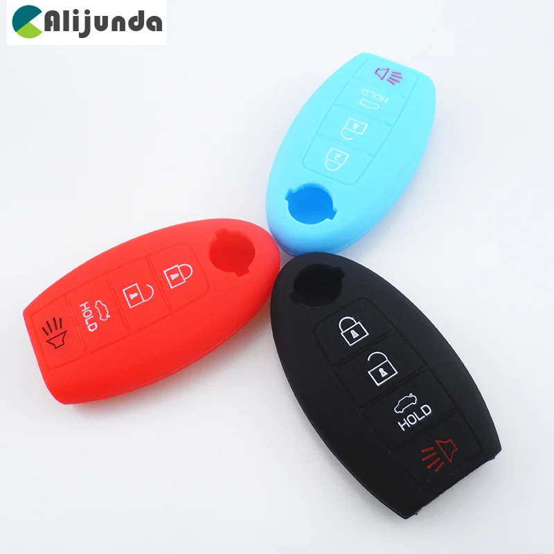 Silicone Car Key Case For for Nissan Qashqai Juke X-Trail Note Almera Altima Serena Remote keyless 4 buttons
Silicone Car Key Case For for Nissan Qashqai Juke X-Trail Note Almera Altima Serena Remote keyless 4 buttons