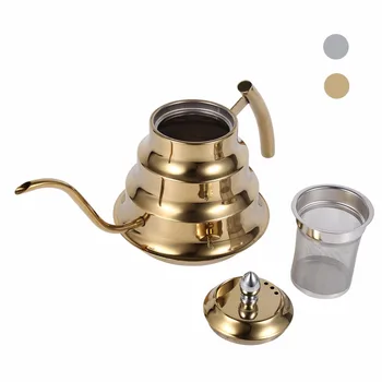 1.2L Stainless Steel Tea Pot With Tea Strainer Chinese Kung Fu Tea Set Puer Kettle Coffee Maker Convenient Home Office Tea Pot
1.2L Stainless Steel Tea Pot With Tea Strainer Chinese Kung Fu Tea Set Puer Kettle Coffee Maker Convenient Home Office Tea Pot