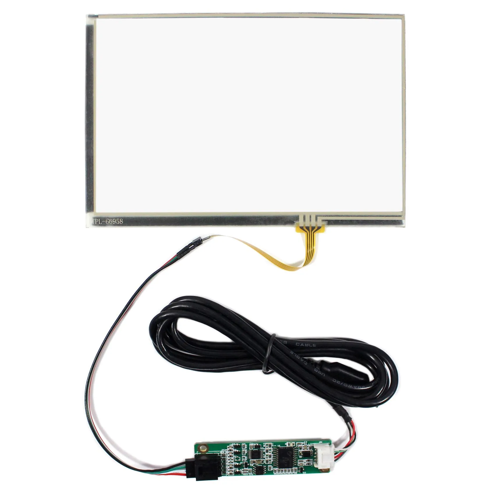 For HSD070PWW1 LCD Screen Dimension Size 161mmx106mm 4pin FPC connector VS070TP-A9 4-Wire Resistive Touch Screen 7inch
For HSD070PWW1 LCD Screen Dimension Size 161mmx106mm 4pin FPC connector VS070TP-A9 4-Wire Resistive Touch Screen 7inch