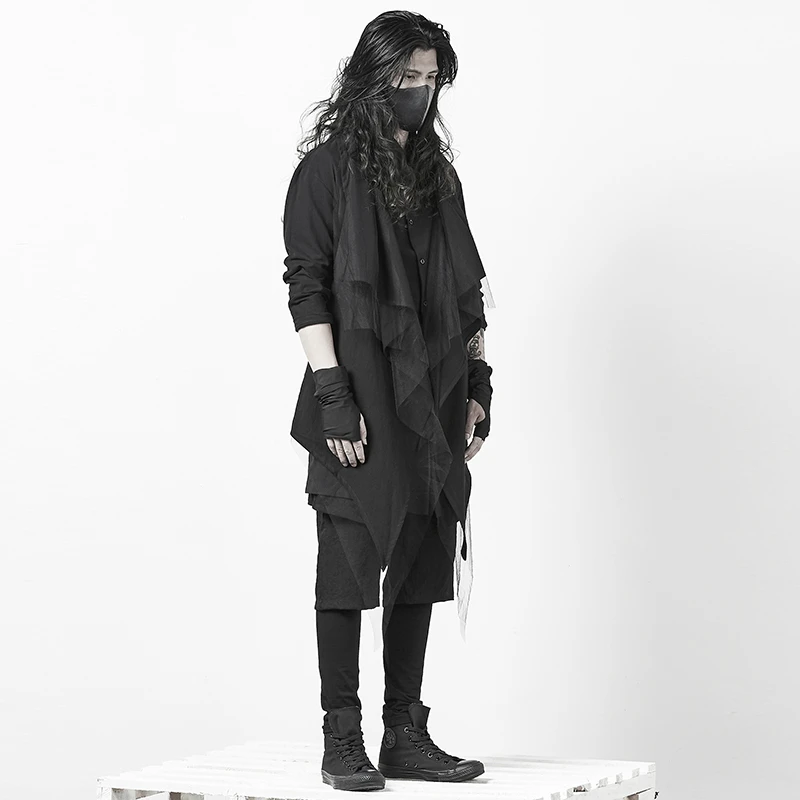 Dark Coats Men Jacket Slim Waist Personality Gothic Men's Hair Stylist Clothing Windbreaker Mens Trench Coat Jacket Harujuku
Dark Coats Men Jacket Slim Waist Personality Gothic Men's Hair Stylist Clothing Windbreaker Mens Trench Coat Jacket Harujuku