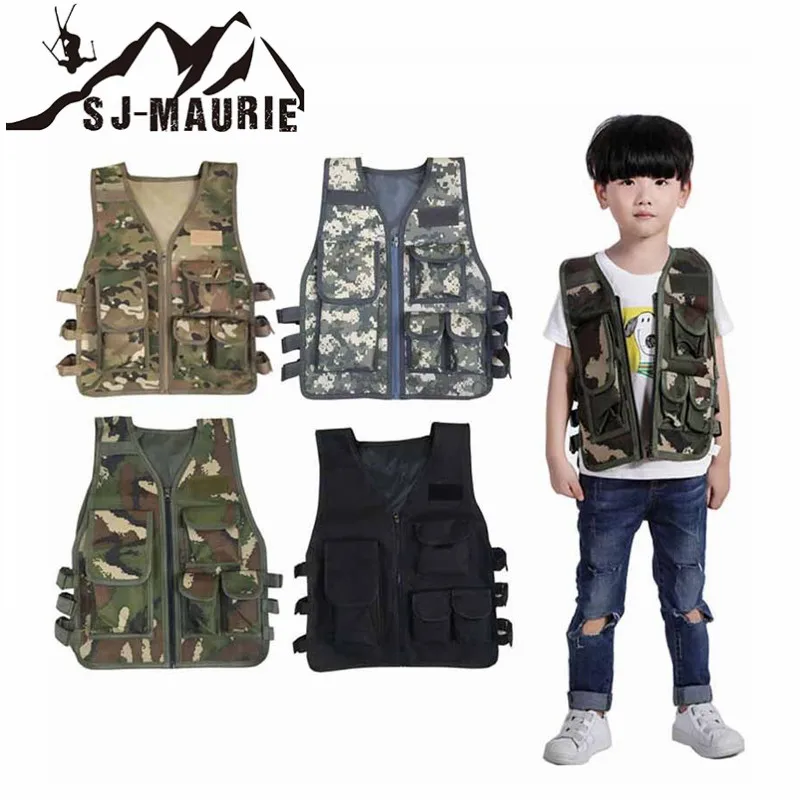SJ-MAURIE Children Adult Hunting Tactical Vest CS Game Chest Rig Plate Carrier Military Training Combat Airsoft Vest
SJ-MAURIE Children Adult Hunting Tactical Vest CS Game Chest Rig Plate Carrier Military Training Combat Airsoft Vest