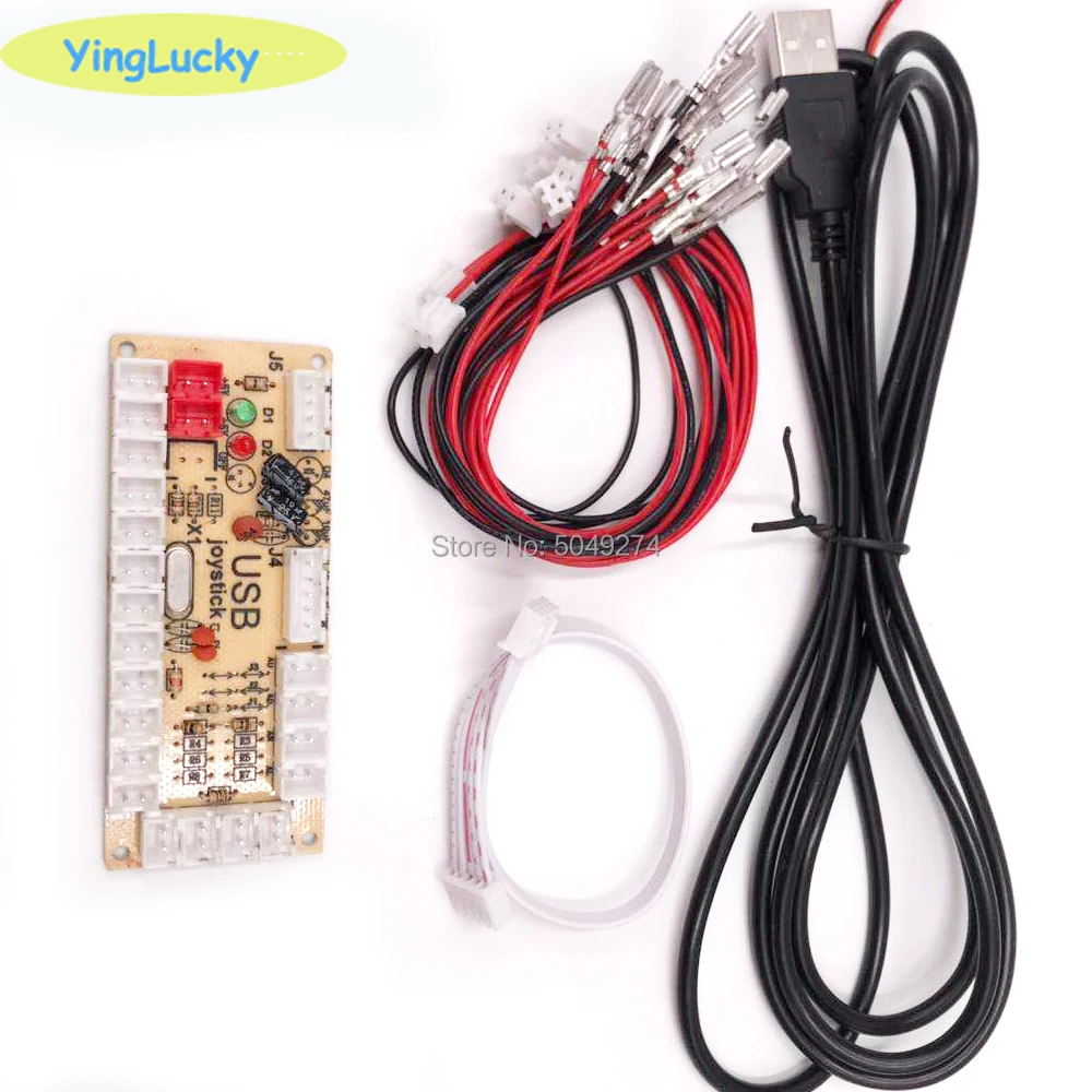yinglucky New Zero Delay USB Encoder to PC Joystick and Button For MAME & Fight Stick Controls DIY Arcade Game Kit Parts
yinglucky New Zero Delay USB Encoder to PC Joystick and Button For MAME & Fight Stick Controls DIY Arcade Game Kit Parts