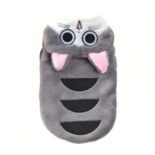 Coral Fleece Pet Cat Clothing Winter Warm Casual Cat Hoodie Coat Cat Teacher Pets Clothes for
