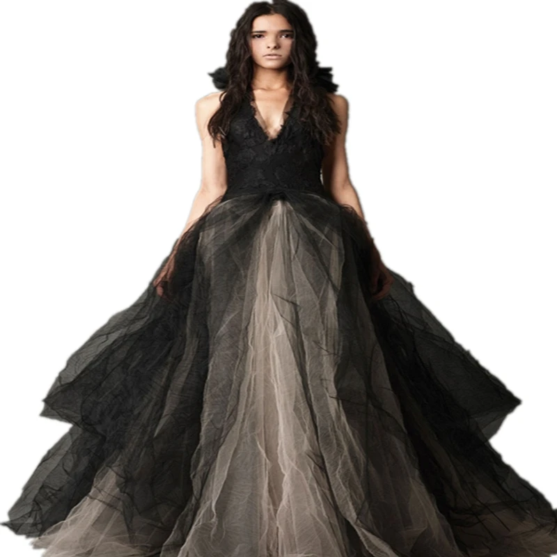 Summer long black wedding bride dress backless elegant show costume stage formal women dress prom party dress evening gowns
Summer long black wedding bride dress backless elegant show costume stage formal women dress prom party dress evening gowns