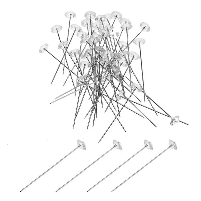 50pcs 8x53mm Rhinestone Head Pins Dressmaking Flower Arrangement Fixing Needle Handicraft Fasten Needle Pins Sewing Tools
50pcs 8x53mm Rhinestone Head Pins Dressmaking Flower Arrangement Fixing Needle Handicraft Fasten Needle Pins Sewing Tools