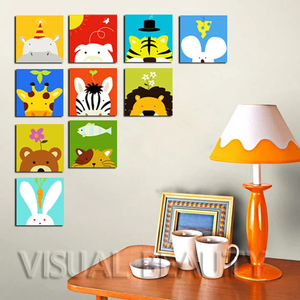 10 Pieces Beautiful Designs Cartoon Animal Wall Art for Bedroom Decoration Canvas Prints(Unframed)30x30cmx10pcs
10 Pieces Beautiful Designs Cartoon Animal Wall Art for Bedroom Decoration Canvas Prints(Unframed)30x30cmx10pcs