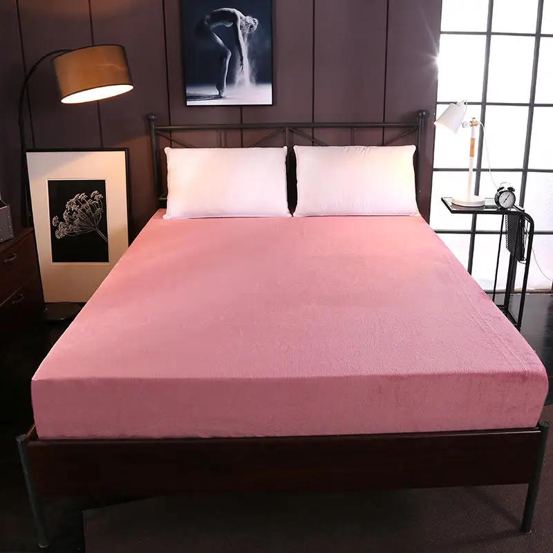 Warm Flannel Fitted Sheet Mattress Cover Bedding Linens Bed Sheets With Elastic Band Double Queen 120*200/180*200/200*220*25cm
Warm Flannel Fitted Sheet Mattress Cover Bedding Linens Bed Sheets With Elastic Band Double Queen 120*200/180*200/200*220*25cm