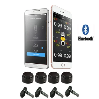 Wireless Bluetooth 4.0 4pcs TPMS Sensor Tire Pressure Monitor System For Mobile Phone APP Display Low Energy Alarm In/External
Wireless Bluetooth 4.0 4pcs TPMS Sensor Tire Pressure Monitor System For Mobile Phone APP Display Low Energy Alarm In/External