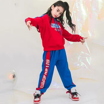 New Kids Jazz Dance Costumes Children Girls Modern Street Dance Hip-Hop Hooded Long Sleeve Tops Pants 120-170cm Height DWY979
New Kids Jazz Dance Costumes Children Girls Modern Street Dance Hip-Hop Hooded Long Sleeve Tops Pants 120-170cm Height DWY979