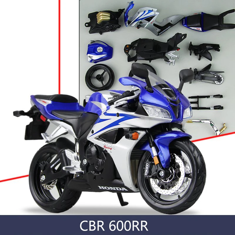 Набор моделей мотоциклов Maisto CBR600RR масштаб 1:12 металлическая сборка сделай сам