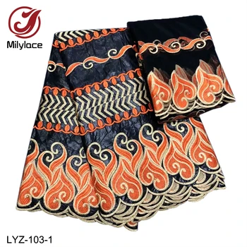New Design African Bazin Riche Getzner Fabric with Embroidery Lace for Dress African Lace Fabric LYZ-103
New Design African Bazin Riche Getzner Fabric with Embroidery Lace for Dress African Lace Fabric LYZ-103