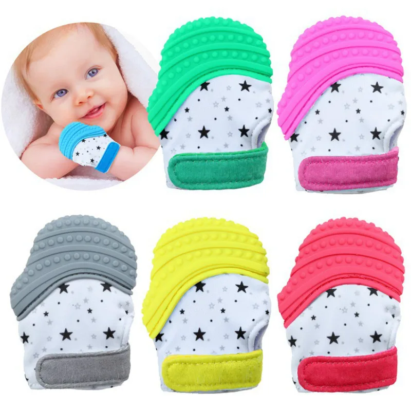 Baby Star Print Glove Silicone Mitts Teething Mitten Teether Baby Nursing Mittens Teether Pacifier Kids Stop Sucking Thumb Toy
Baby Star Print Glove Silicone Mitts Teething Mitten Teether Baby Nursing Mittens Teether Pacifier Kids Stop Sucking Thumb Toy