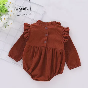 Newborn Baby Girl Solid Ruffles Long Sleeve Romper Playsuit Clothes Outfits Rompers baby girls jumpsuit new born
Newborn Baby Girl Solid Ruffles Long Sleeve Romper Playsuit Clothes Outfits Rompers baby girls jumpsuit new born