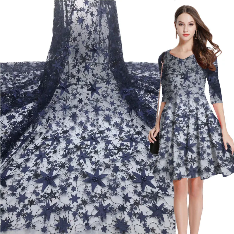 2019 mesh lace high quality Nigerian French lace African lace fabric party dress stars bead 041265
2019 mesh lace high quality Nigerian French lace African lace fabric party dress stars bead 041265