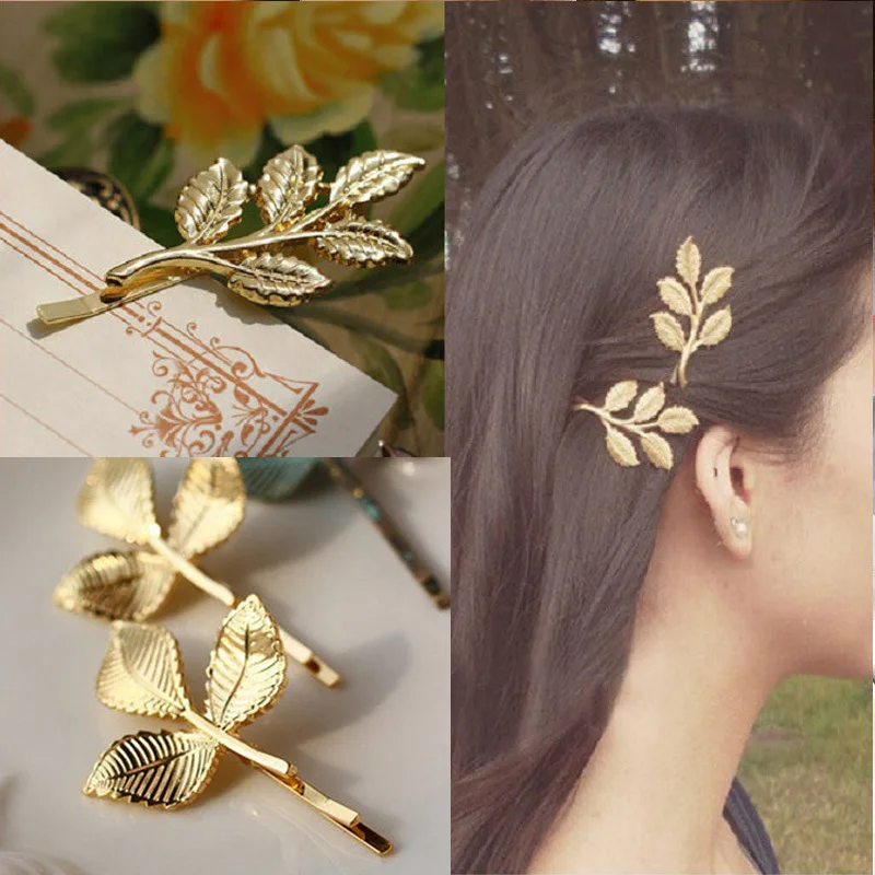 New Woman Bride Metal Leaf Hair Clips Pearl Hairpin Beautiful And Elegant Girls barrettes Hair Accessories Fashion Two Type
New Woman Bride Metal Leaf Hair Clips Pearl Hairpin Beautiful And Elegant Girls barrettes Hair Accessories Fashion Two Type