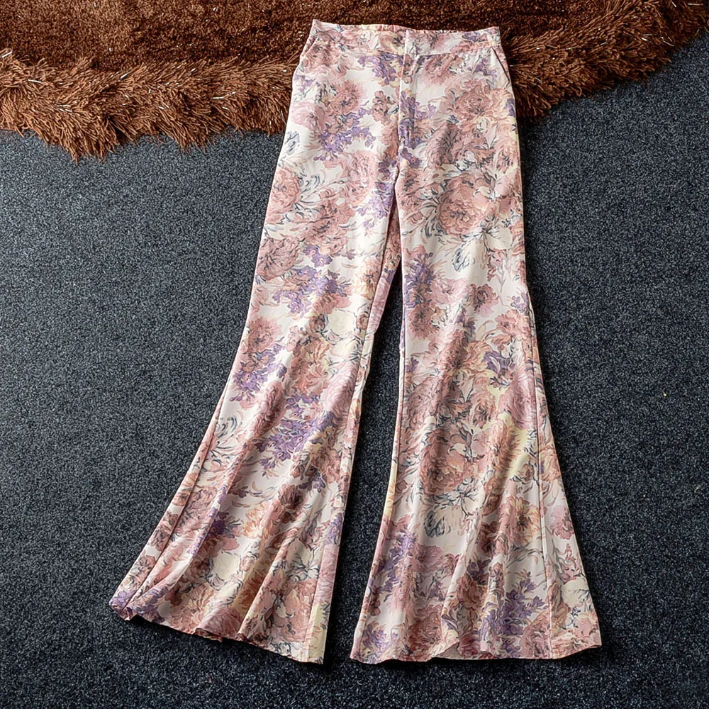 2019 New Sale Flower Print Flare Pink Pants Fashion Slim Stylish Lady Pant Stylish Floral Elegant Trousers Women Pants Women
2019 New Sale Flower Print Flare Pink Pants Fashion Slim Stylish Lady Pant Stylish Floral Elegant Trousers Women Pants Women