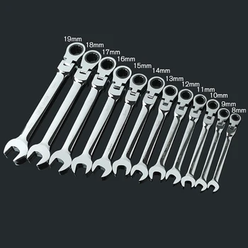 1pc 6-19mm Activities Ratchet Gears Wrench Set flexible Open End Wrenches Repair Tools To Bike Torque Wrench Spanner
1pc 6-19mm Activities Ratchet Gears Wrench Set flexible Open End Wrenches Repair Tools To Bike Torque Wrench Spanner